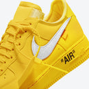 Air force 1 Low Off White University Gold Metallic Silver