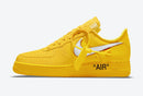 Air force 1 Low Off White University Gold Metallic Silver