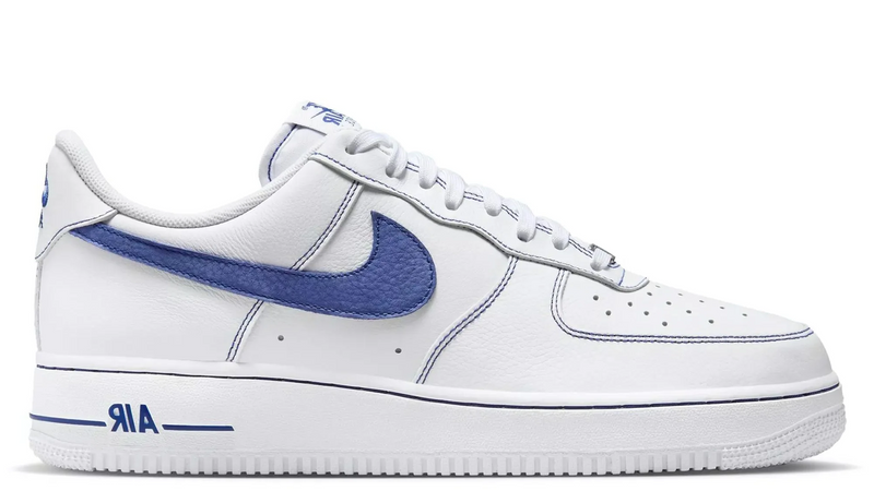 Air Force 1 Low 07 LV8 White Deep Royal Blue