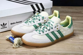 Adidas Samba x Wales Bonner Cream White Bold Green