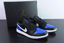 Jordan 1 Low Black Royal Toe