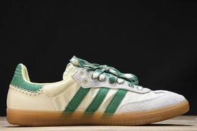 Adidas Samba x Wales Bonner Cream White Bold Green