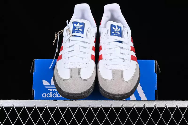 Adidas Samba OG White Scarlet