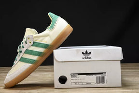 Adidas Samba x Wales Bonner Cream White Bold Green