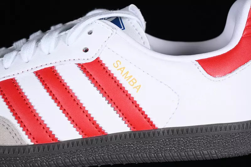 Adidas Samba OG White Scarlet