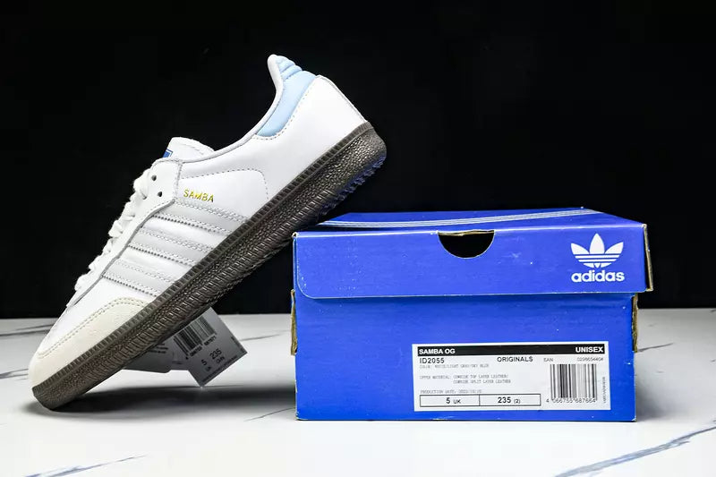 Adidas Samba OG White Halo Blue