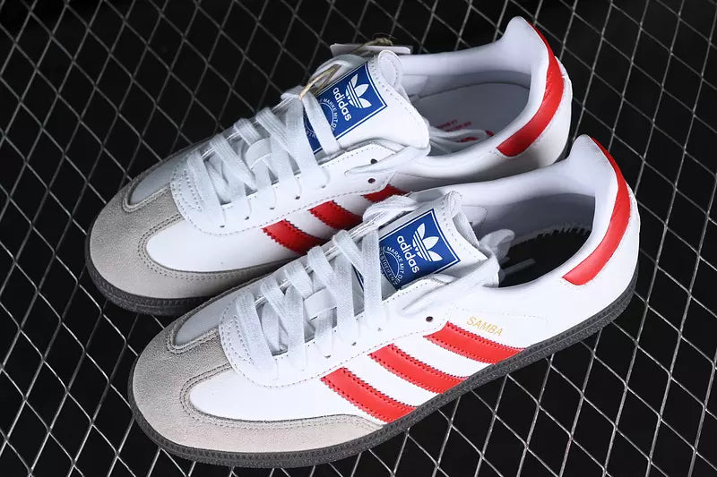 Adidas Samba OG White Scarlet