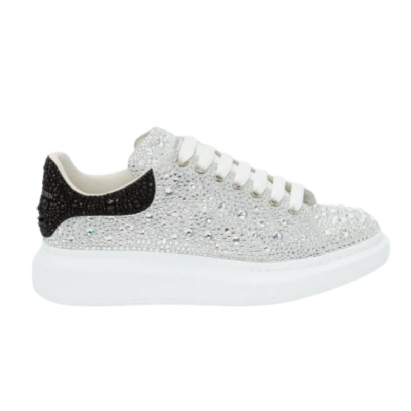 Men's Crystal-embellished Oversized Sneaker in Whiteblack