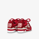 LV Skate Sneaker Red White