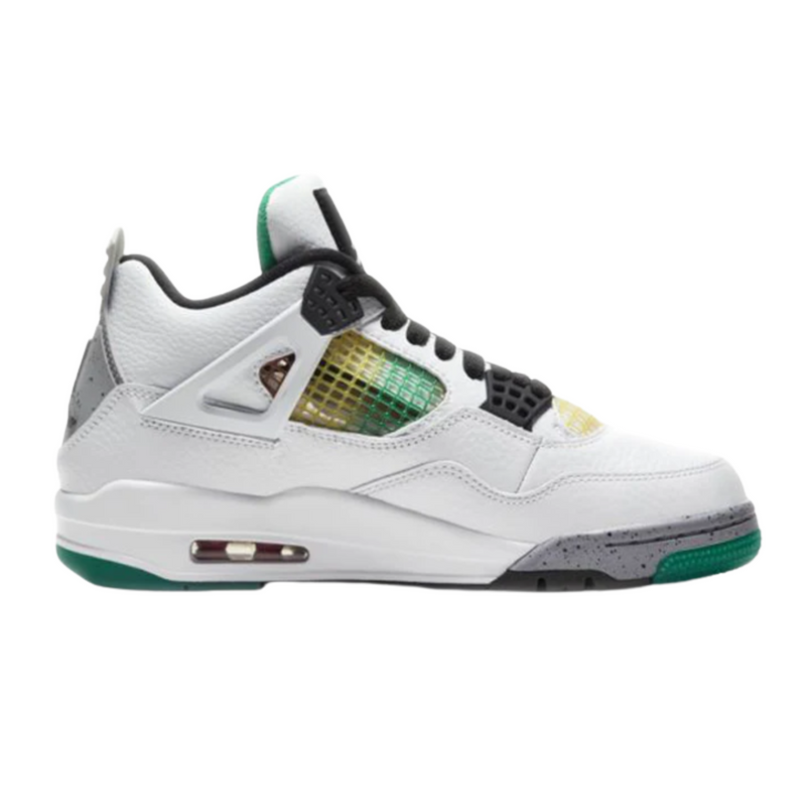 Air Jordan 4 "Lucid Green Rasta"